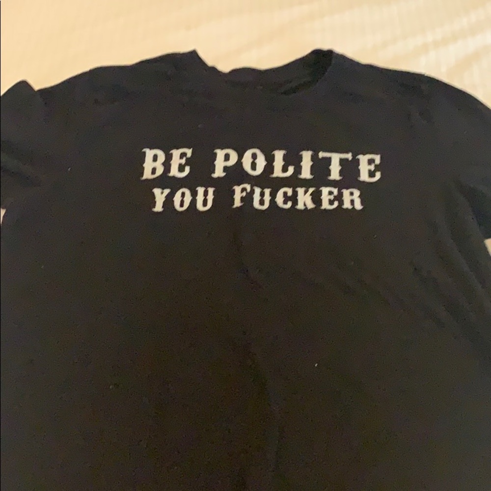 Black t shirt